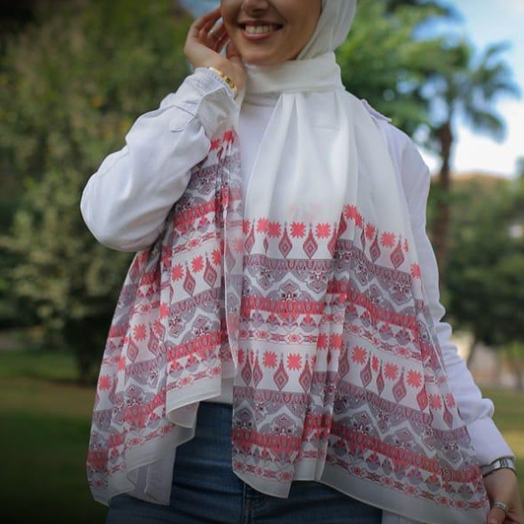printed chiffon