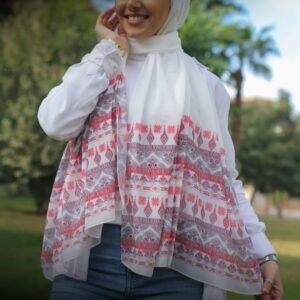 Printed chiffon