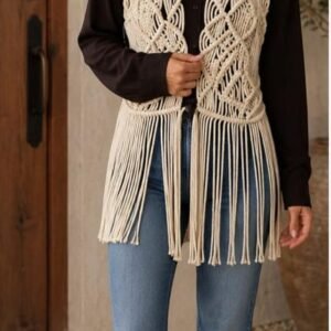 Macrame Vest Handmade